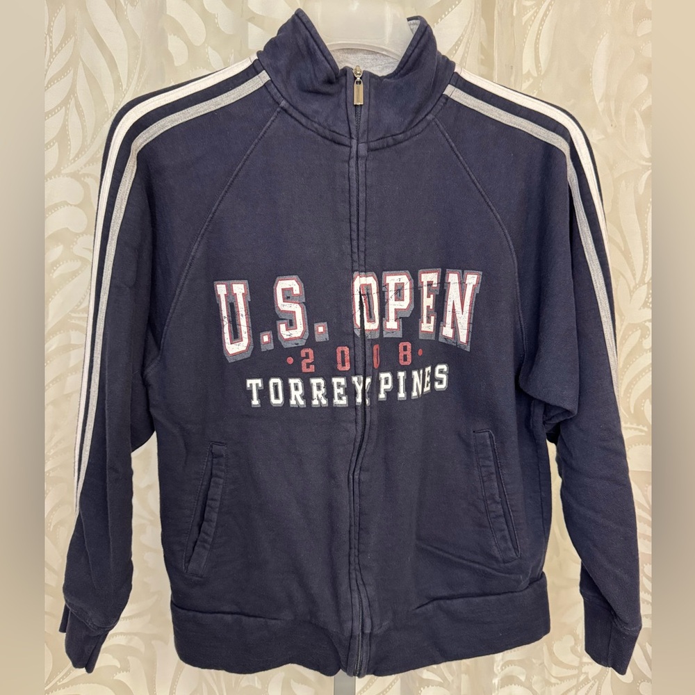 ⛳️ U.S. Open 2008 Torrey Pines Golf Women’s Navy Blue Zipper Sweatshirt